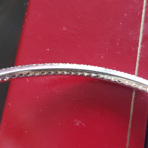 Oro Leoni Bangle Sterling silver with Swarovski gemstones - Picture 5 of 5